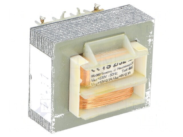 Transformator alimentare 2VA 230VAC 12V 6V 100mA PCB
