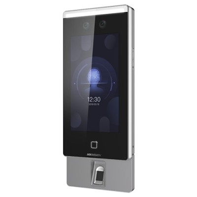 Terminal standalone IP de control acces si pontaj cu recunoastere faciala, amprenta si Card- HIKVISION DS-K1T671MF foto