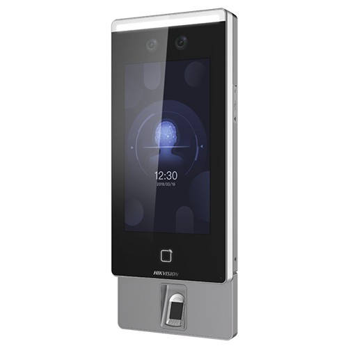 Terminal standalone IP de control acces si pontaj cu recunoastere faciala, amprenta si Card- HIKVISION DS-K1T671MF