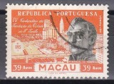Macao 1954 - A 400-a aniversare a orașului S&atilde;o Paulo, Brazilia, Stampilat