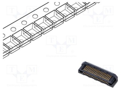 Conector PCB-PCB hermafrodit PIN 40 0,5mm LSS aurit SMT 1,7A SAMTEC foto