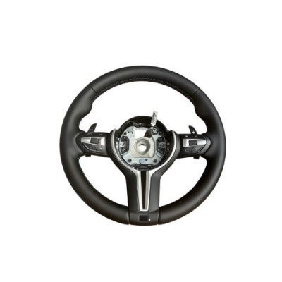 Volan sport piele compatibil cu modelele BMW Seria 1 E87 Seria 3 E90, E91,&amp;nbsp;E92,E93 X1 E84 X5 E70,E53 X6 E71 Z4 E89 Cod: OCH-12 Automotive TrustedCars foto