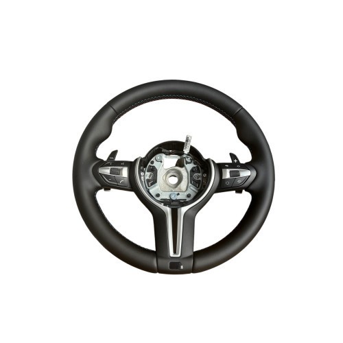 Volan sport piele compatibil cu modelele BMW Seria 1 E87 Seria 3 E90, E91,&nbsp;E92,E93 X1 E84 X5 E70,E53 X6 E71 Z4 E89 Cod: OCH-12 Automotive TrustedCars