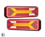 Cumpara ieftin Set lampi LED spate multifunctionale 12-36V, semnalizare dinamica, pozitie, frana, marsarier si ceata, E-Mark E9, IP66, 283x100 mm