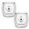 Set 2 Pahare ursulet, Pereti dubli, termorezistenta, 280ml