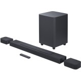 Soundbar JBL BAR 1000, 7.1.4, Dolby Atmos, Multibeam, DTS:X, Wi-Fi, Airplay, Negru