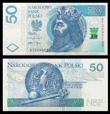 Bancnota Polonia 50 Zlotych 2017 P-185b UNC Necirculata Colectie Numismatica