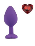 Dop Anal Brighty, Small Silicon Mov/Rosu Mokko Toys