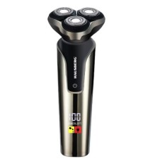 Aparat Ras - 3 Capete Cu Rotire Shaver - Barbierit Electric Reincarcabil Hausberg HB-78GR 1200mAh IPX6 USB Type-C