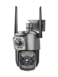 Camera de supraveghere exterior, 4MP, wide 170&deg;, vision nocturna, conectivitate WiFi + 4G, audio bidirectional