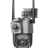 Camera de supraveghere exterior, 4MP, wide 170°, vision nocturna, conectivitate WiFi + 4G, audio bidirectional