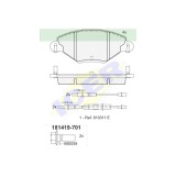 Set placute frana punte fata Citroen C5 1 (DC), 03.2001-2008, marca Icer 181419701