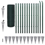 Cumpara ieftin Euro gard, verde, 25 x 1,2 m, otel