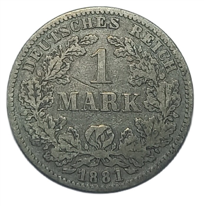 Germania, 1 Mark 1881 E.