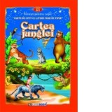 Cartea junglei. Carte de citit cu litere mari de tipar