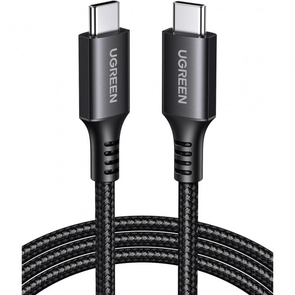 Cablu Date si Incarcare USB-C - USB-C UGREEN US567, 60W, 1m, Gri