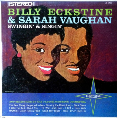 Vinil Billy Eckstine &amp;amp; Sarah Vaughan / The Fletch &amp;ndash; Swingin&amp;#039; &amp;amp; Singin&amp;#039; (-VG) foto
