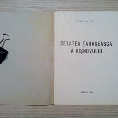 CETATEA TARANEASCA A RISNOVULUI - Emil Micu - Muzeul Judetean Brasov, 1969, 40p
