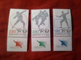 Serie Israel 1977 - Sport - Makkabiada , 3 valori