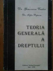 Teoria Generala A Dreptului - Genoveva Vrabie Sofia Popescu ,519008 foto