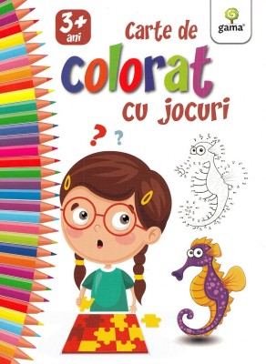 Carte Colorat Cu Jocuri, - Editura Gama foto