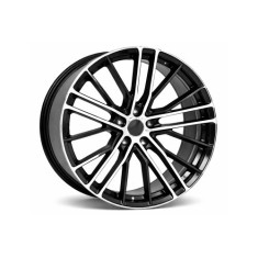 Set jante aliaj PDW 19&rdquo; BMW 5x120, negru polish, 8.5J/9.5J ET28/35