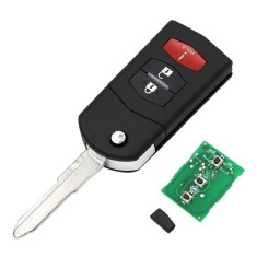 Cheie Auto Completa Techstar&reg; compatibila cu Mazda 6, 5, 3, 2, RX-7, RX-8 313,8Mhz, 4D63. KPU41788, 3 Butoane