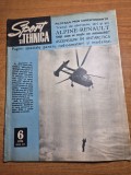revista sport si tehnica iunie 1970 - marile inundatii din tara,renault alpine,