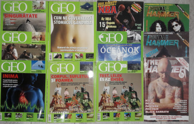 revista Photo,Mari pictori,Geo in maghiara si romana,Metal Hammer foto