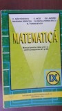Matematica manual pentru clasa a IX-a M1, M2- C. Nastasescu, C. Nita