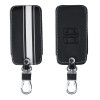 Husa Cheie Auto pentru Renault / Dacia - 4 Butoane - Keyless Go, Piele ecologica, Negru, 44637.11, Kwmobile