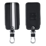 Husa Cheie Auto pentru Renault / Dacia - 4 Butoane - Keyless Go, Piele ecologica, Negru, 44637.11, Kwmobile