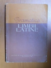 GRAMATICA LIMBII LATINE de TOMA VASILESCU , N. I. BARBU , Bucuresti 1961 foto