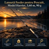 Lansetă Feeder pentru Pescuit, Model Harrier, 3,60 m, 90 g