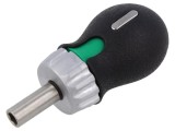 M&acirc;ner de şurubelniță cu piedică Fixare: 1/4" - M&acirc;ner de şurubelniță ergonomic