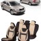 Set huse scaune piele si textil SKODA OCTAVIA II 2004-2013 Dynamic Bej