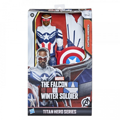 Avengers titan hero figurina captain america sam wilson 30cm foto