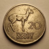 20 Ngwee 1968 - Zambia