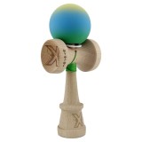 Kendama X Originala, Ata 62/65 cm Gradient Galben/Albastru/Verde