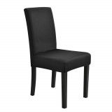 Husa pentru scaun SE poliester/elastan negru [neu.haus] HausGarden Leisure, [neu.haus]