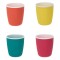 Set Pahare Plastic, Model Dungi, Capacitate 400ml, Multicolor, 4 Bucăți