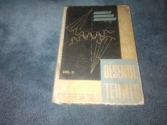 DESENUL TEHNIC VOL II MANUAL PENTRU SCOLILE DE MAISTRI 1962 foto