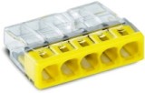 Clema Doza Compacta 5 Poli Conductor Rigid sau Semirigid 0.5 - 2.5 MM2, Wago