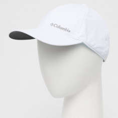 Columbia șapcă Coolhead II culoarea alb, uni 1840001