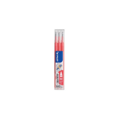 Set 3 rezerve roller Pilot Frixion Ball 0.7 mm Roz Coral foto