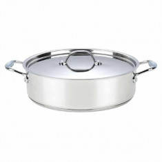 Cratita inox cu capac Grunberg GR5124 , 24 cm, 4 l, Argintiu foto