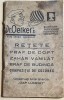 ,,Dr.OETKER&#039;s&quot;RETETE 1933/TIPO-LITO GROZEA, TRAIAN 52/ COMPLETA ! VEZI POZE/ t1