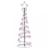 Pom de Crăciun cu LED-uri 100 LED-uri alb cald 150 cm
