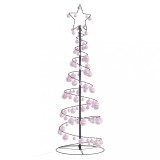VidaXL Pom de Crăciun cu LED-uri 100 LED-uri alb cald 150 cm