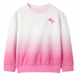 Bluzon pentru copii, roz deschis, 128 GartenMobel Dekor, vidaXL